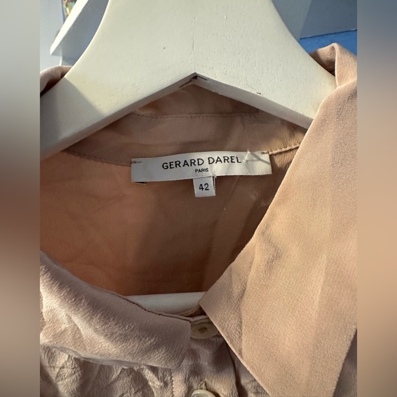 Soft drape crepe blouse for a pretty vintage resort style. 100% silk - Picture 1 of 3